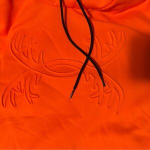 Jordan Bright Orange Hoodie with Black Accents